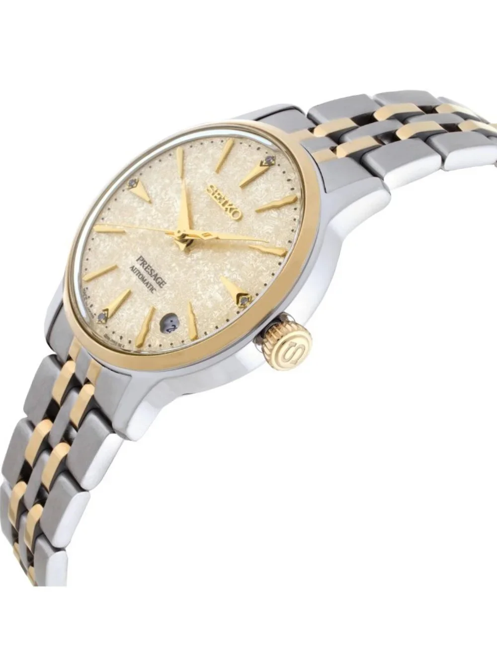 NWT Seiko Presage Automatic Champagne Dial Ladies Watch